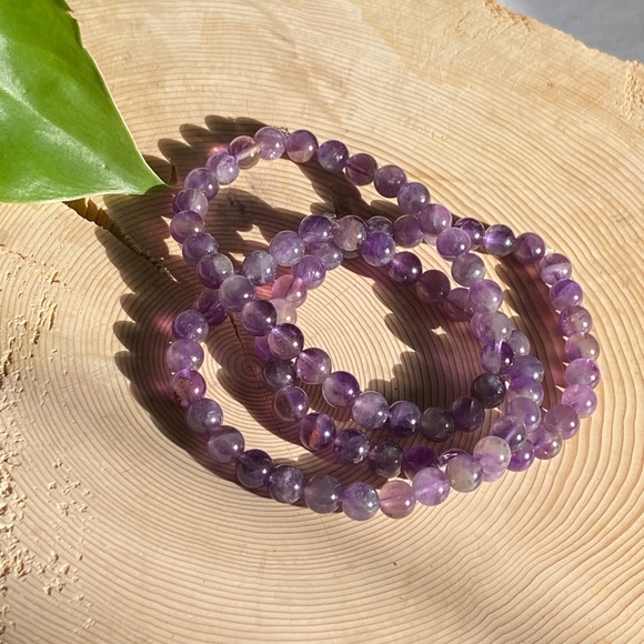Amethyst Beaded Bracelet - Picture 3 of 3